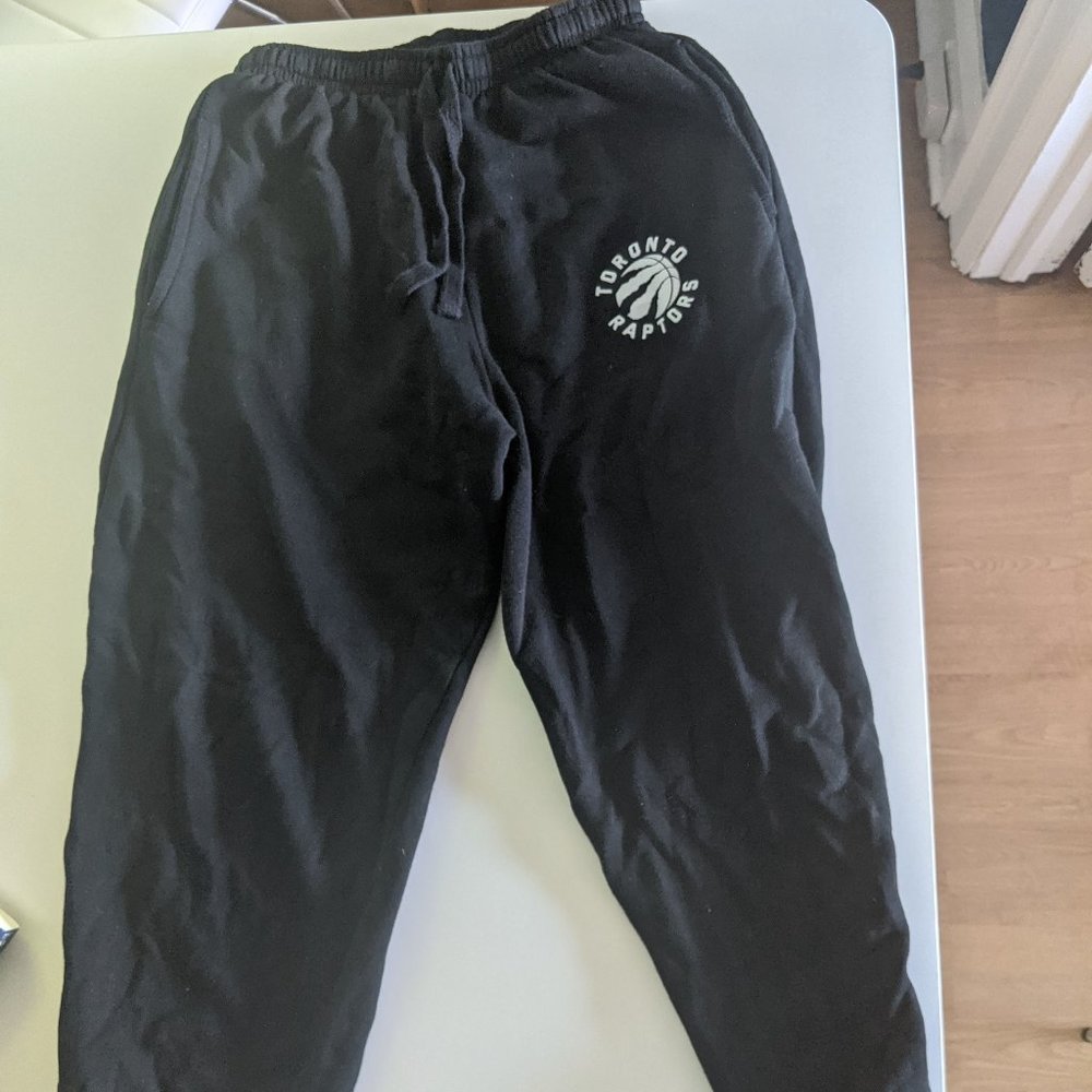 Black NBA Raptors Sweatpants